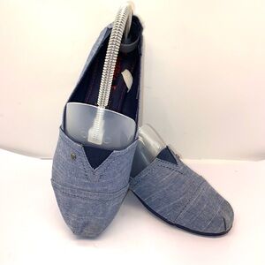 Mad Paw Women Sz 7 M Denim Flat Fabric Shoes